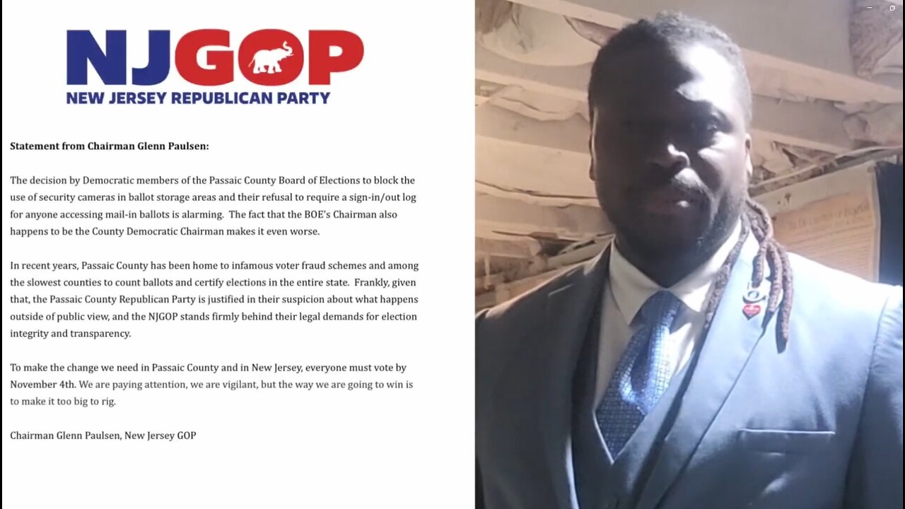 NEW AUDIO: Passaic County Ballot Scandal Exposed | 2024 Election Corruption