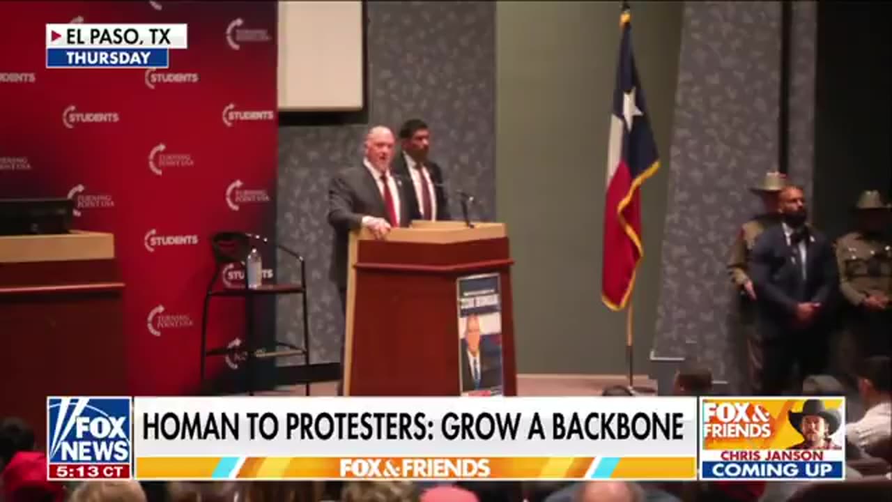 Tom Homan just COOKED this heckler — then issued a powerful challenge