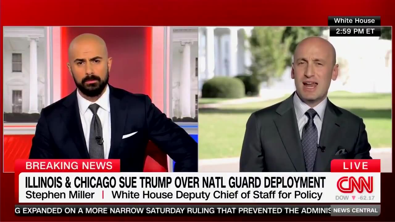 CNN: Is it the case... you are profiling brown people? Stephen Miller: What a dumb question.