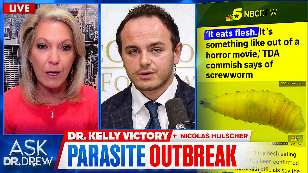 97% Protection From Flesh-Eating Screwworm Nicolas Hulscher Exposes OTC Treatment + Engineered Alpha-Gal Ticks w/ Dr. Kelly Victory — Ask Dr. Drew