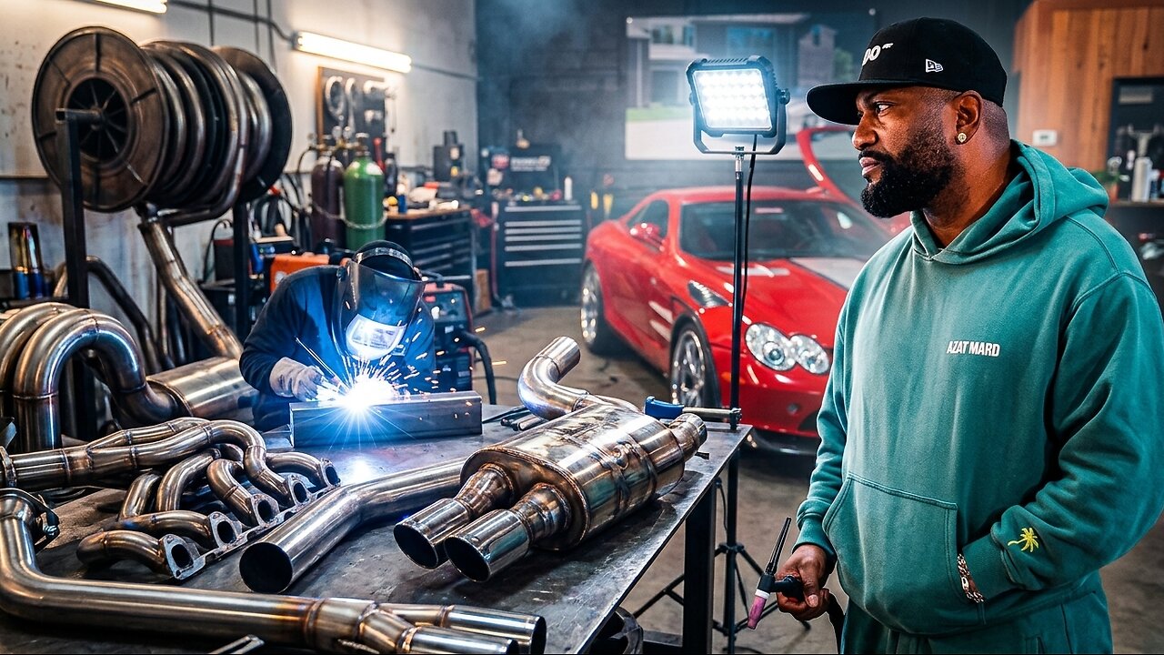 WORKING AT A MUFFLER SHOP