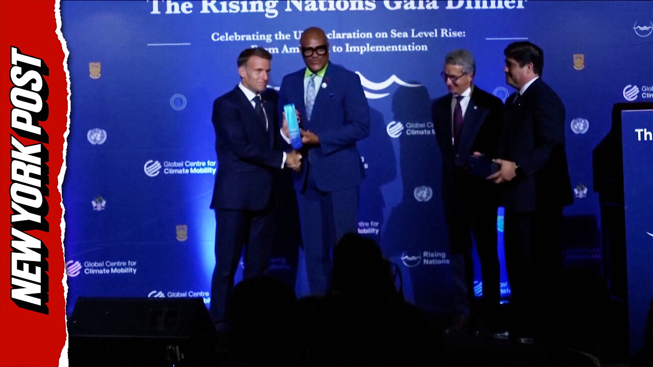 President Macron honored with Rising Nations leaders award ahead of UN General Assembly thumbnail