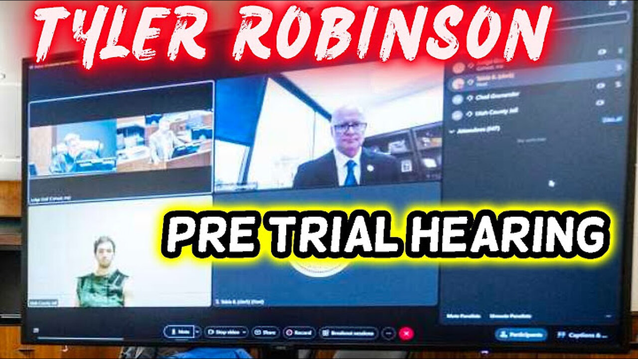🔴 LIVE - Tyler Robinson Pretrial Hearing in Charlie Kirk Assassination Case