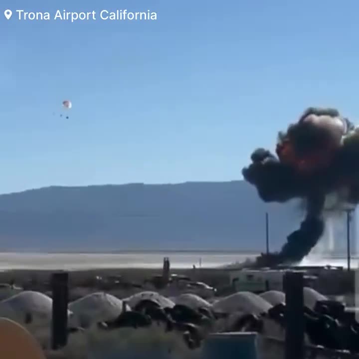 DEI βπΏπ±πΏββοΈπ Boeing F-16 crashed in California, hours ago π³