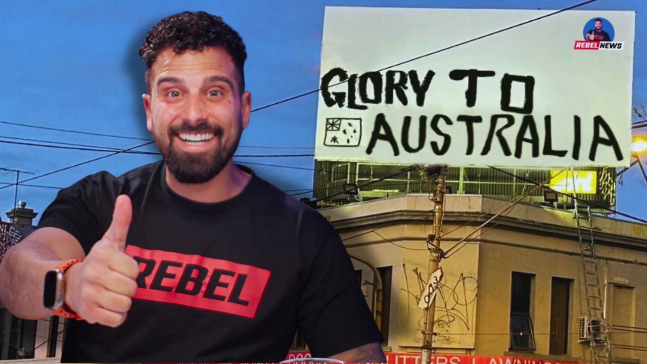 They Wrote GLORY TO HAMAS… We’re Putting Up GLORY TO AUSTRALIA!
