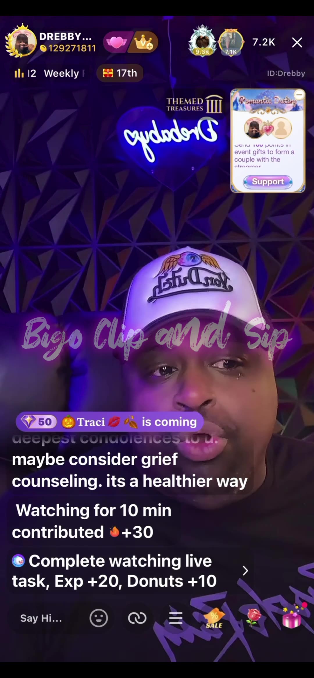 DreBaby breaks down n cries about his mom n granny 10/18/25 #bigoclipandsip