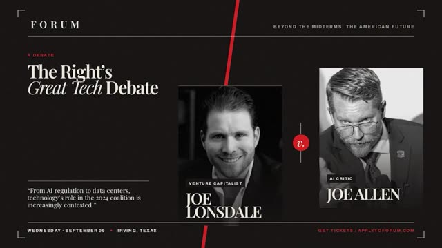 Joe Allen Goes Head-to-Head with Palantir Cofounder Joe Lonsdale: Irving, TX