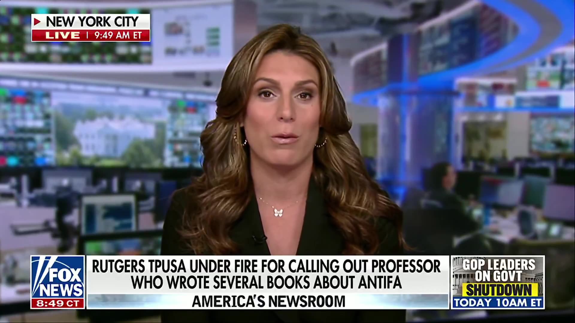 📌 Turning Point USA is demanding an ANTIFA professor at Rutgers Univ be FIRED