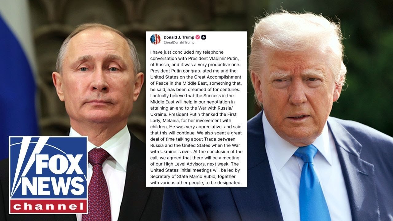 BREAKING: Trump reveals next meeting with Putin to bring war to an end