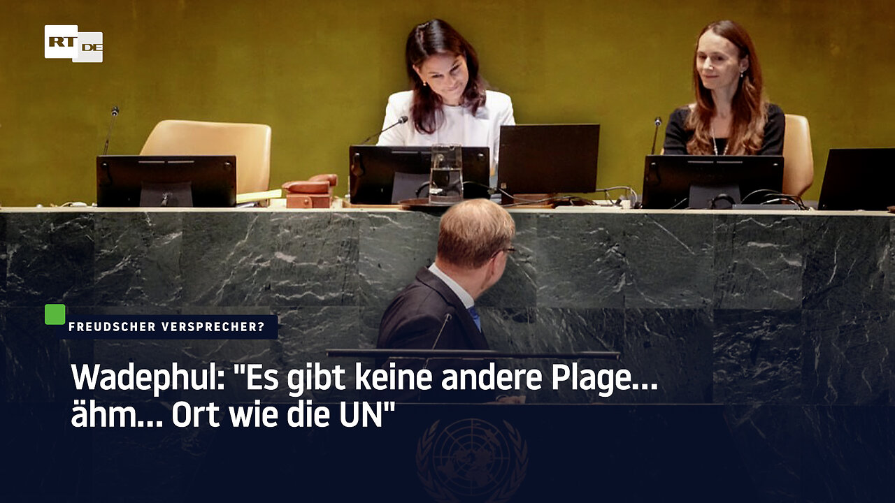 Wadephul: Es gibt keine andere Plage… ähm… Ort wie die UN