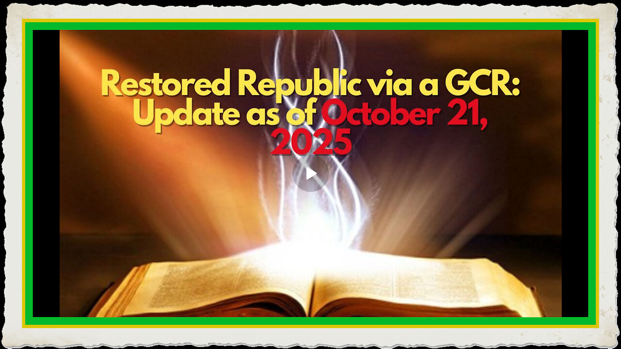 Nick Fleming RVGCR Intel Update October 21, 2025