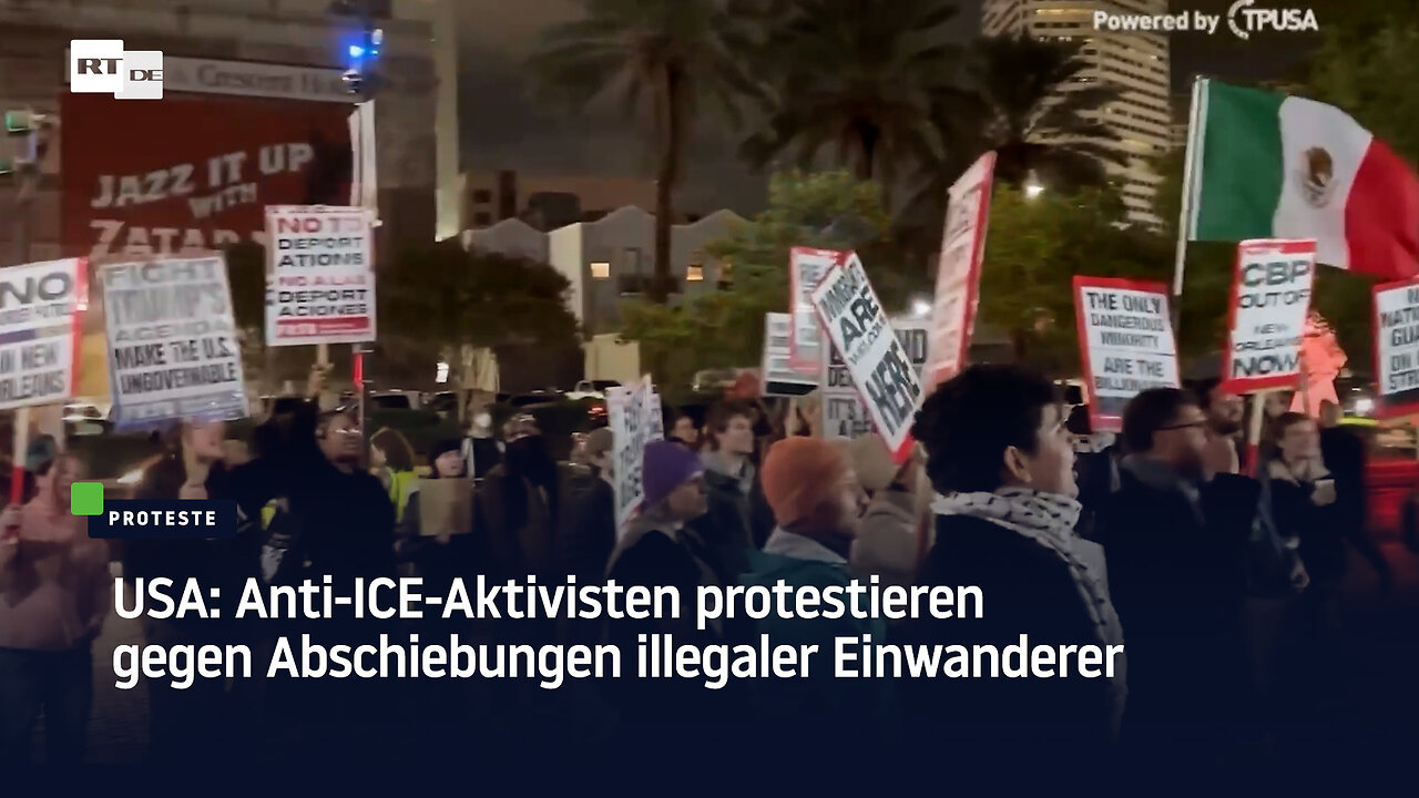 USA: Anti-ICE-Aktivisten protestieren gegen Abschiebungen illegaler Einwanderer