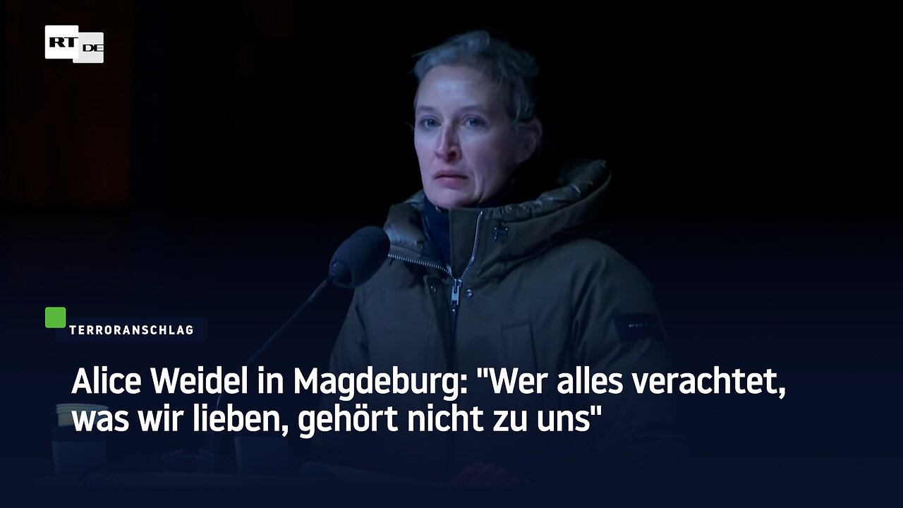 Alice Weidel in Magdeburg: Wer alles verachtet, was wir lieben, gehört nicht zu uns