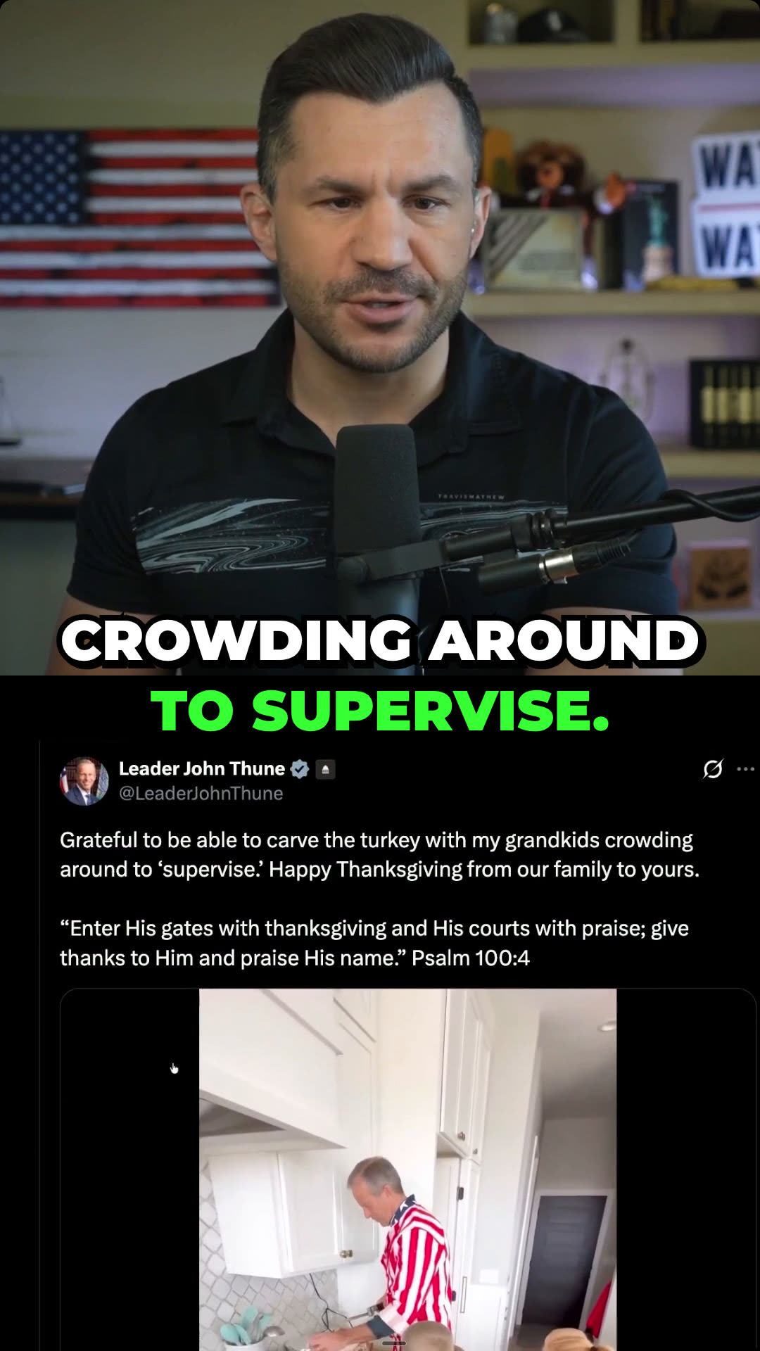 John Thune’s Thanksgiving SURPRISE
