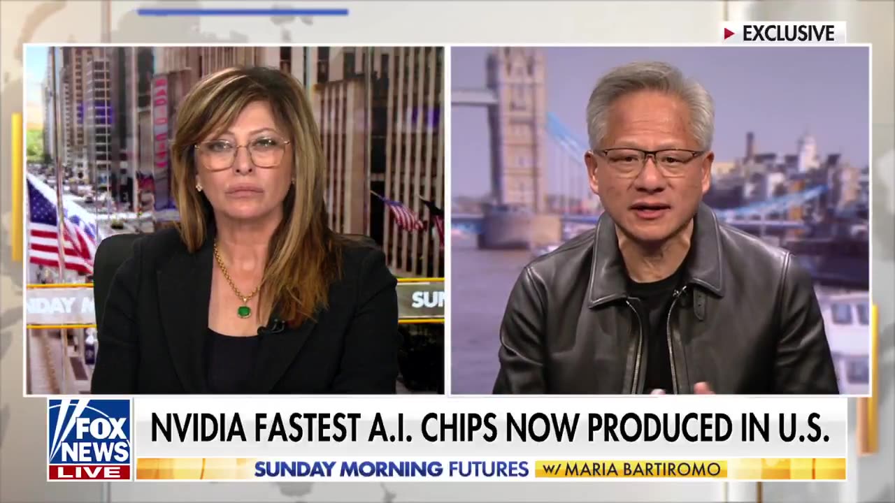 NVIDIA CEO on Trumps efforts to secure Americas Critical Supply chains