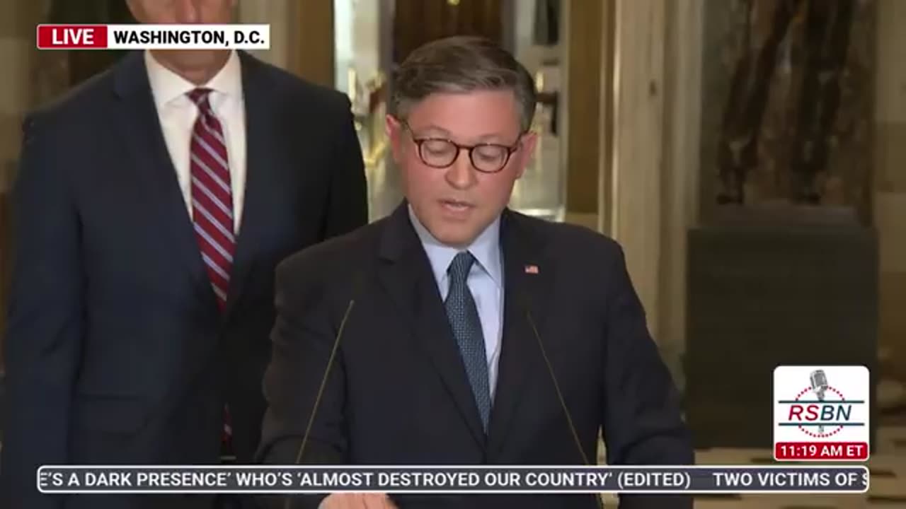 WATCH⛔️ Speaker Mike Johnson speaks on Day Three of the Democrat Shutdown - 10/3/25