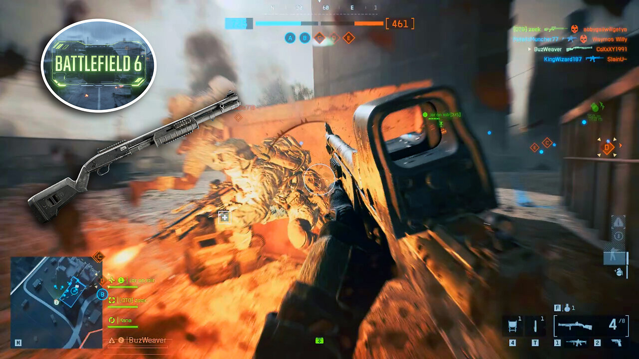 Battlefield 6: M87A1 Shotgun Action ๐ฅ Close-Range Domination!