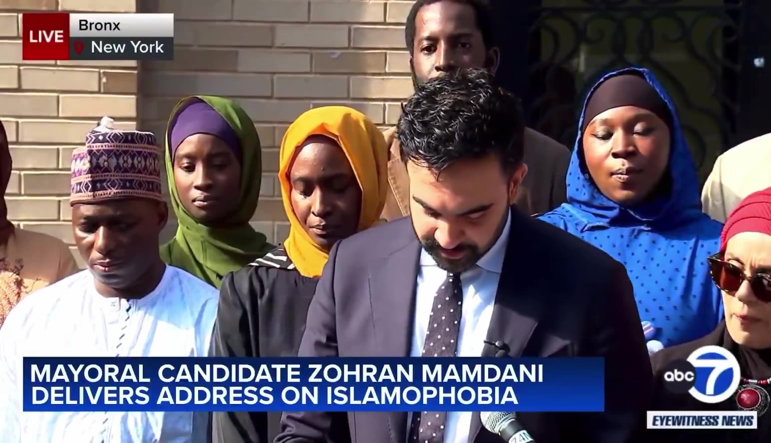 Zohran through tears: “My aunt stopped taking the subway after 9/11