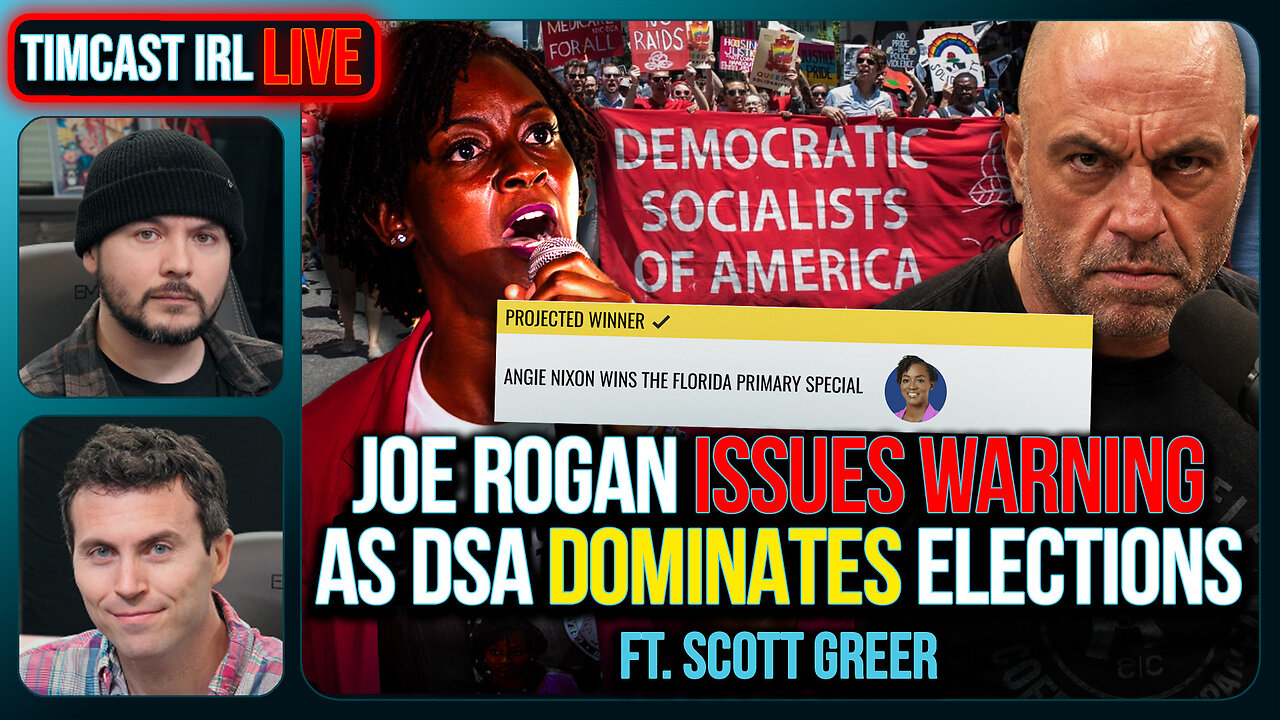 Joe Rogan WARNS Against DSA As They CRUSH Democrats In Primaries | Timcast IRL