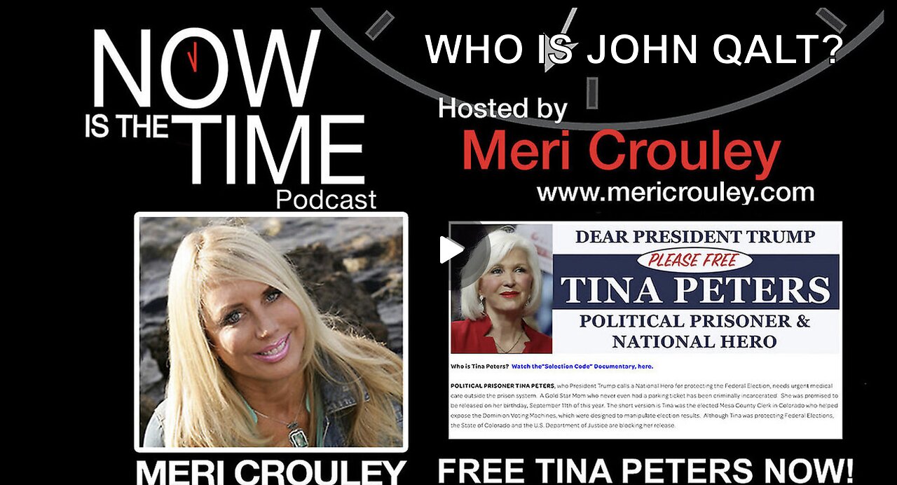 MERI CROULEY W/ JUAN OSAVIN CRITICAL TINA PETERS UPDATE. WHO IS JOHN QALT?