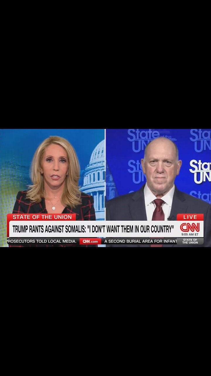 Tom Homan SHREDS CNN Host Over Claim ICE Stops People Because They Look Somali