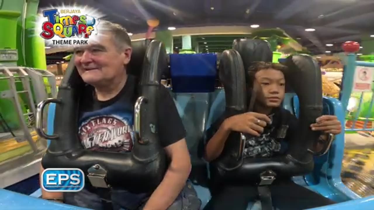 Supersonic Odyssey ๐ข | Dad & Lad Ride Malaysiaโs Crazy Indoor Roller Coaster at Time Square KL!