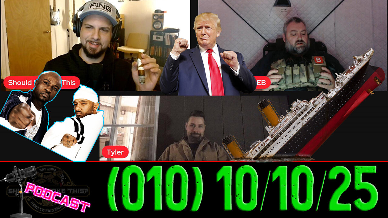 SHOULD I SMOKE THIS PODCAST (010): Titanic Conspiracy, Davidoff, Trump Peace Deal, Mobb Deep