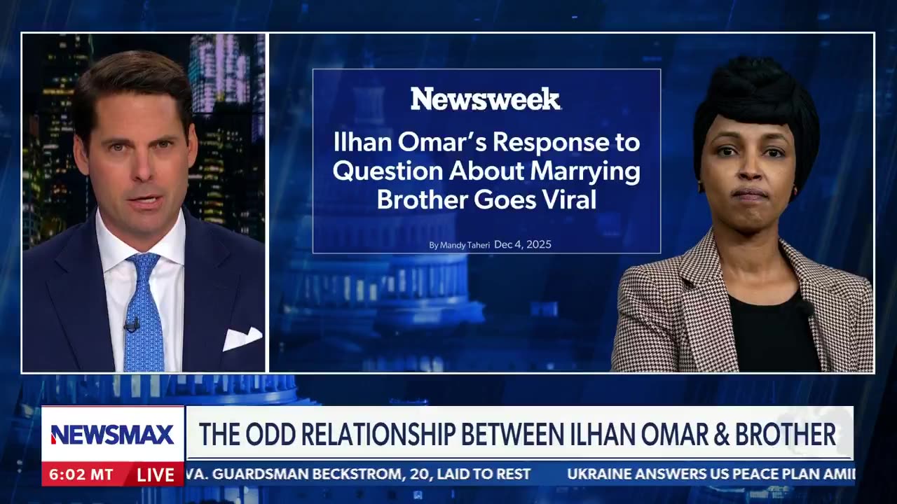 Rob Finnerty discusses the rumors surrounding Ilhan Omar, alleging she married her brother