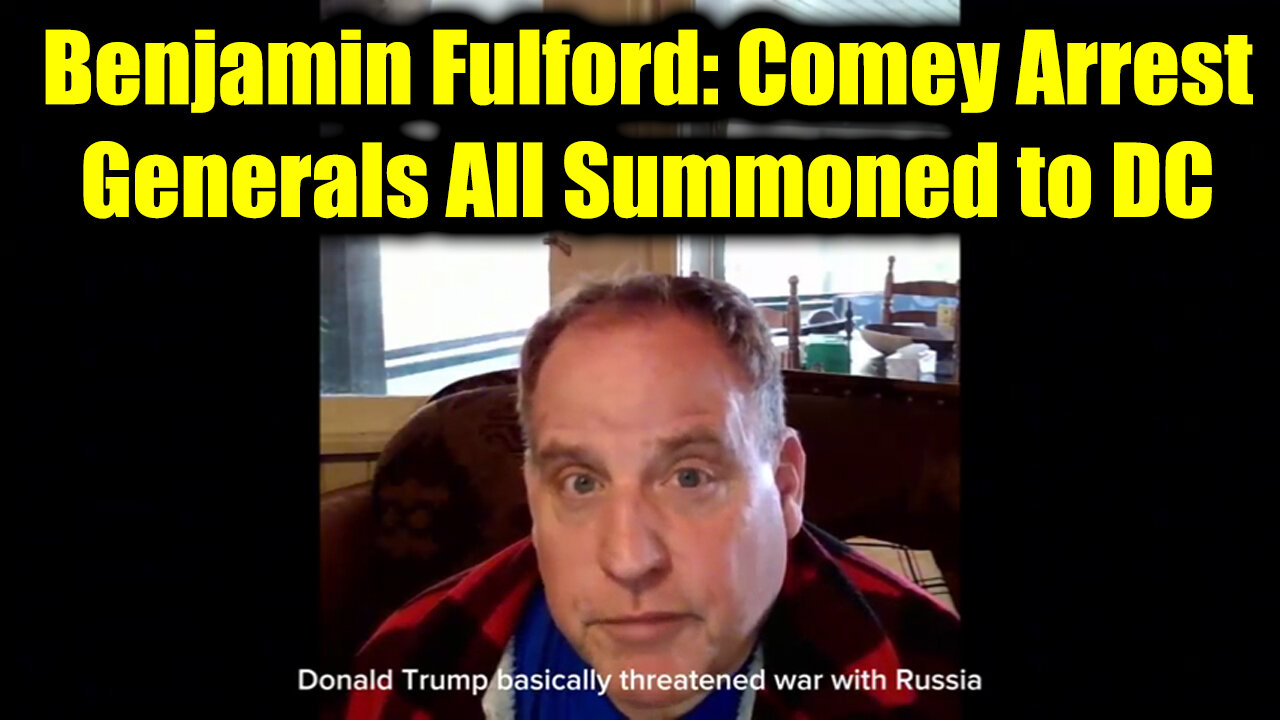 Weekly Update 9.30.25 - The Comey Arrest, Generals All Summoned To DC