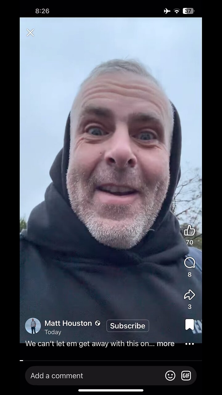 Matt Houston : veteran evicted by bailiffs and police in civil matter