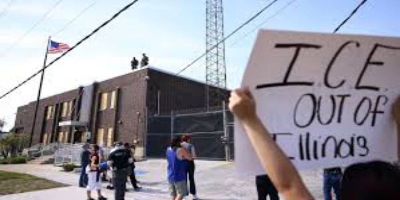 ICE Facility in Trumps Chicago Crackdown Draws Complaints