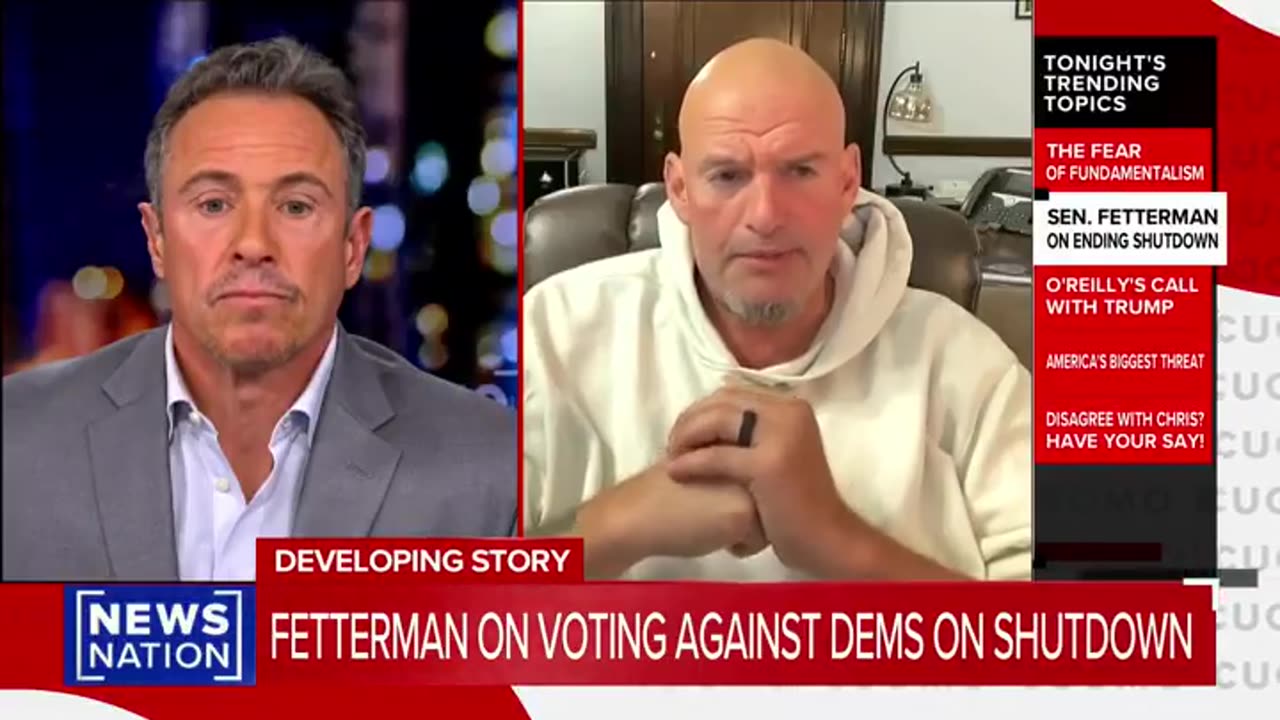 John Fetterman: I also got a chance to watch Erika Kirk ... how heroic that is