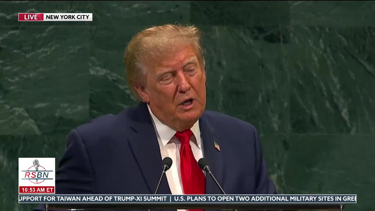 FULL SPEECH: President Trump Delivers Major Remarks at United Nations Assembly - 09/22/26 thumbnail