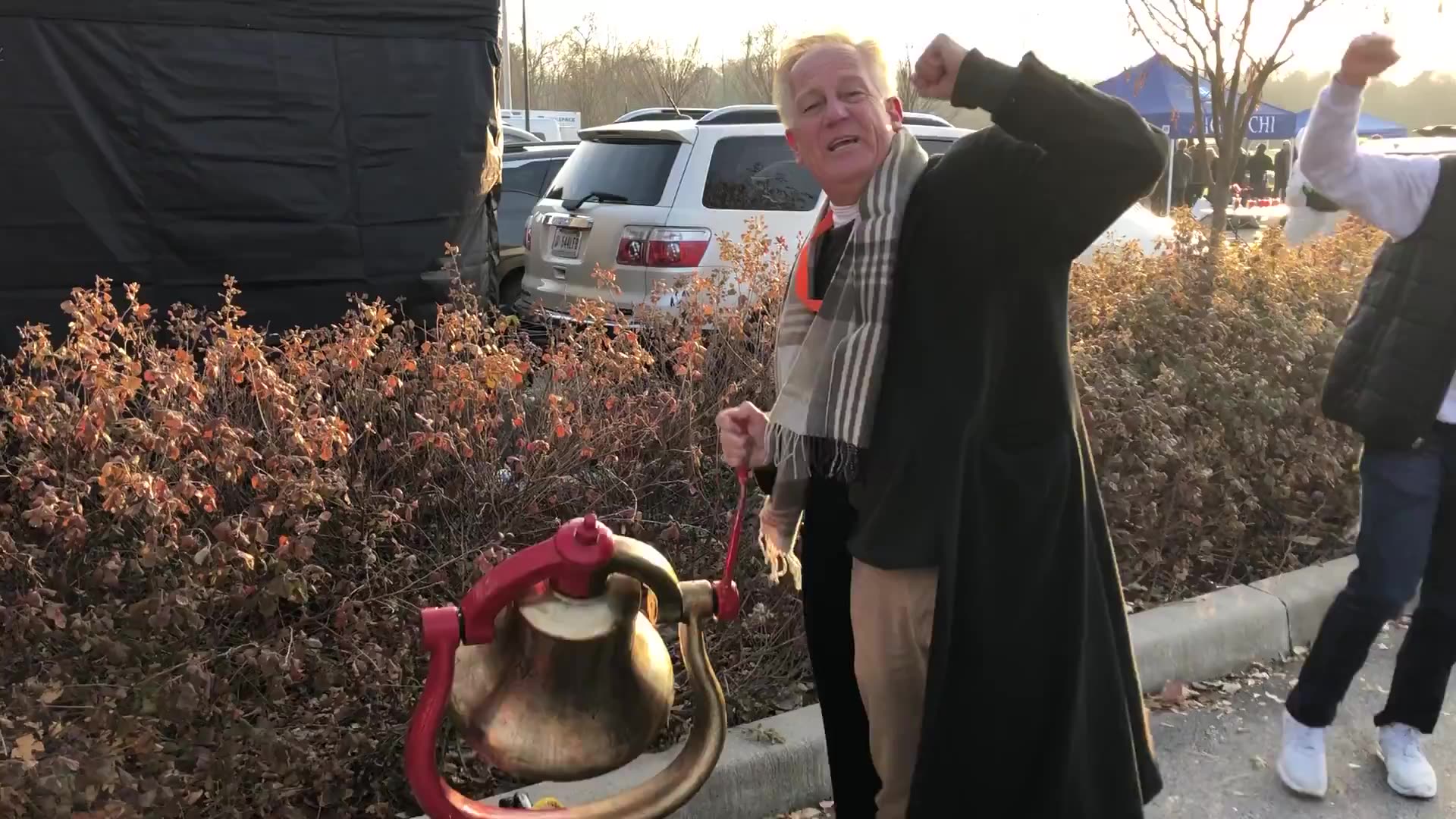 November 16, 2019 - Ken Owen 82 Rings the Monon Bell After DePauw Win