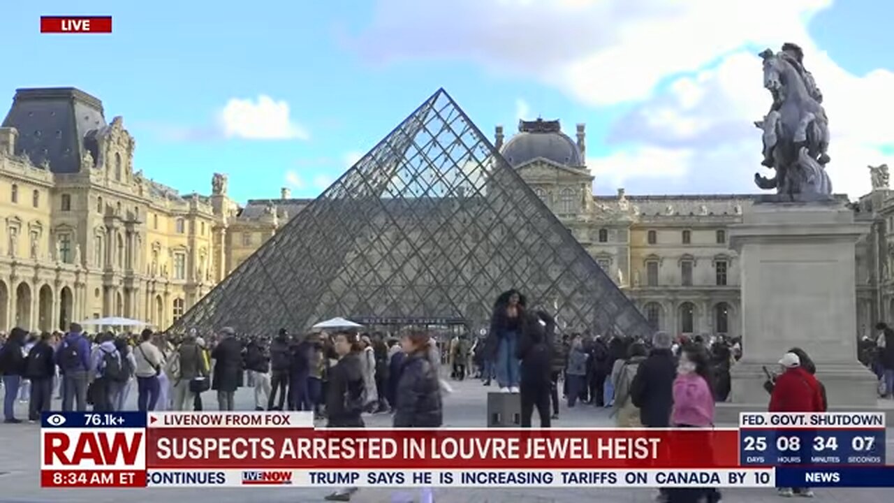 Louvre heist update: suspects arrested over theft
