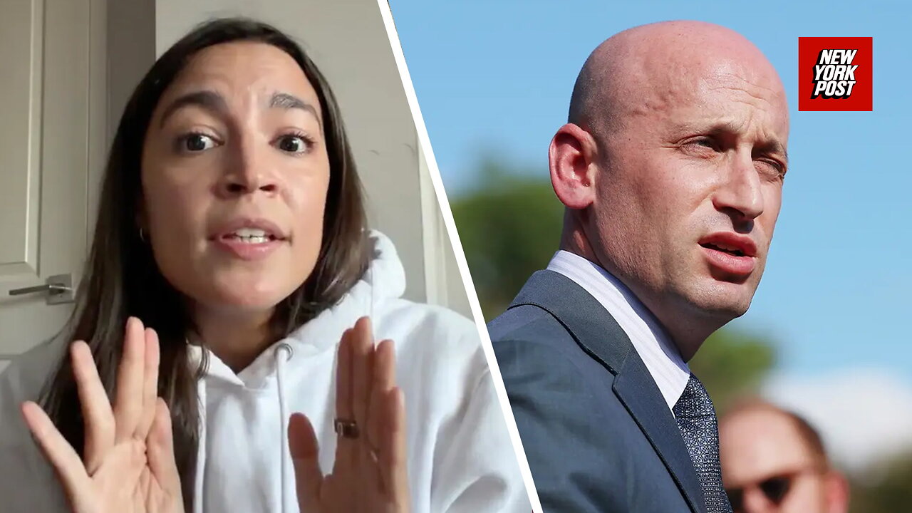 Trump aide hits AOC with savage innuendo after she mocked Stephen Millers height
