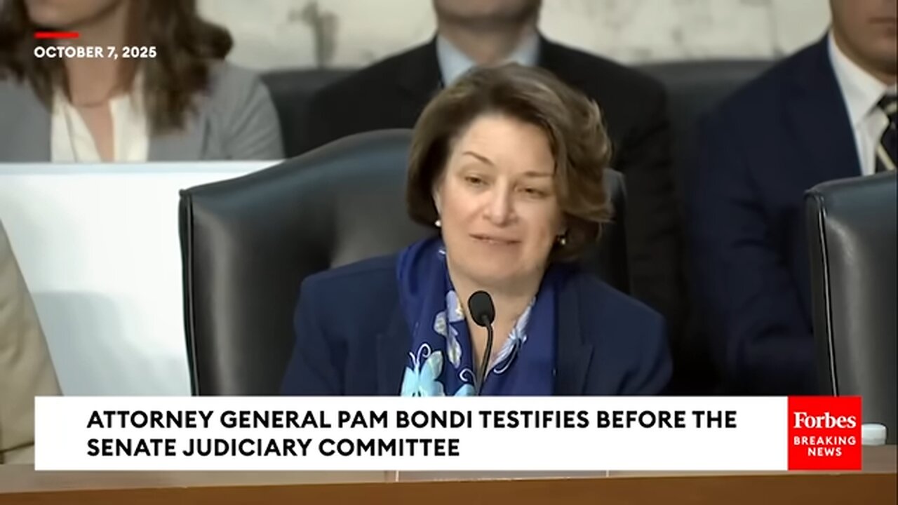 BREAKING NEWS: Klobuchar Asks Pam Bondi Point Blank About Trumps Shock Truth Post Addressed To Her