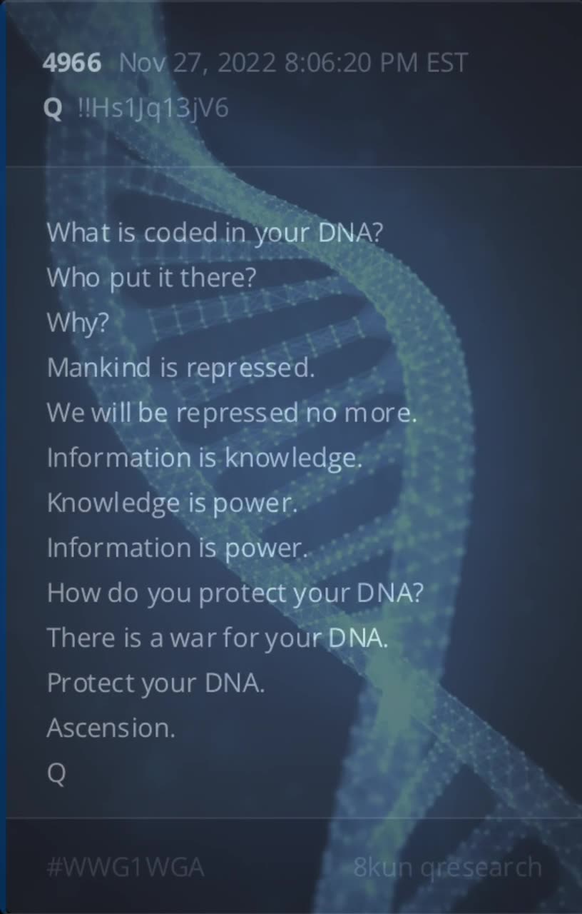 ~~~~~PROTECT YOUR DNA ~~~~~