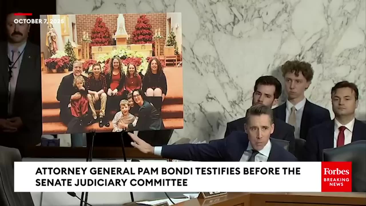 Who Ordered The Tapping Of The Phones Of United States Senators?: Josh Hawley Presses Pam Bondi