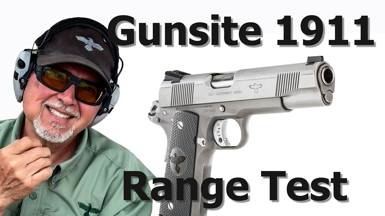 Colt Gunsite Pistol Upgraded by Wilson Combat – Range Test with Yamil Sued! 219