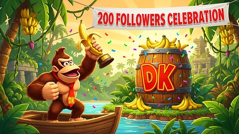 ALL DKC GAMES 100% COMPLETED FOR 200 FOLLOWERS!