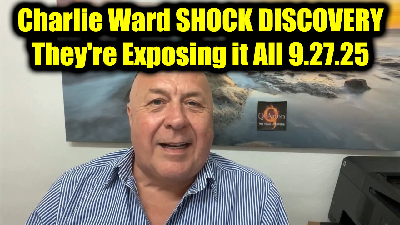 Charlie Ward SHOCK DISCOVERY 9.27.25 - Theyre Exposing it All!
