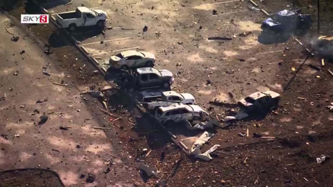Helicopter video shows whats left of Accurate Energetic Systems in Hickman County, Tennessee