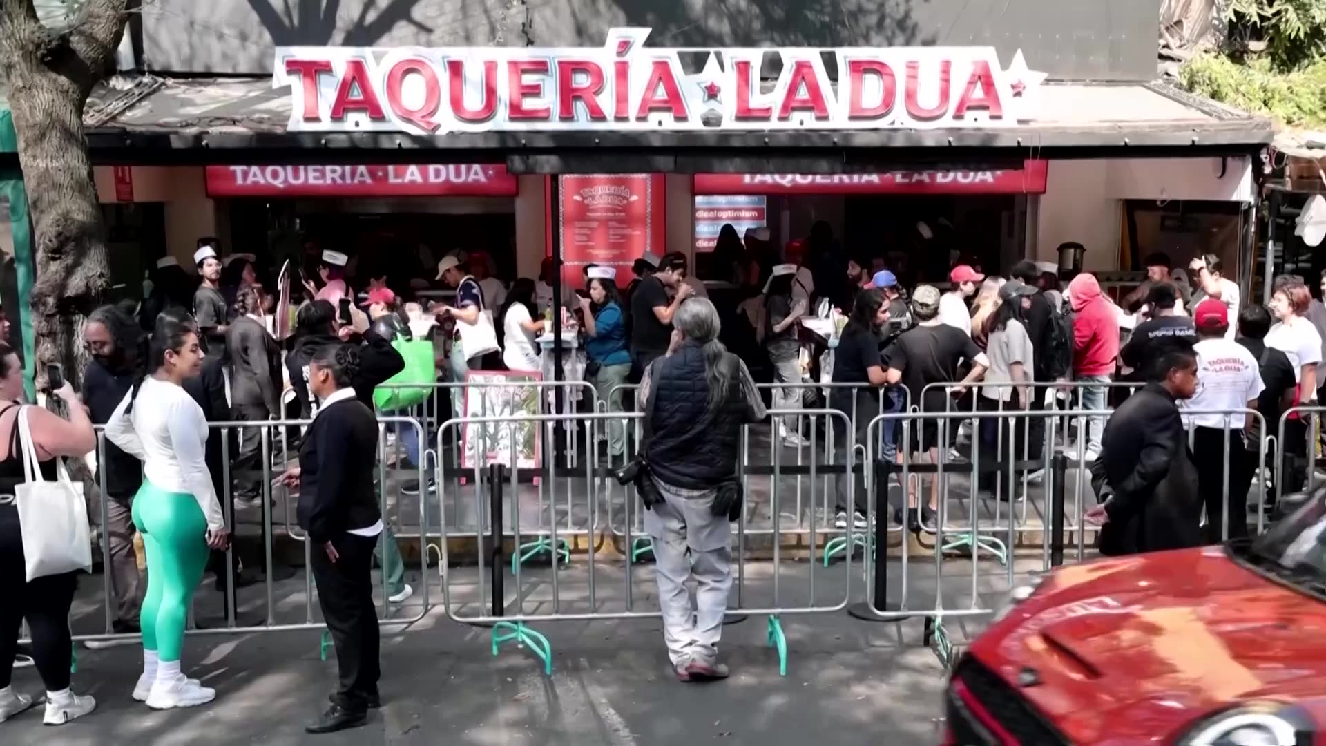 Mexico City pop-up taco store celebrates pop star Dua Lipa