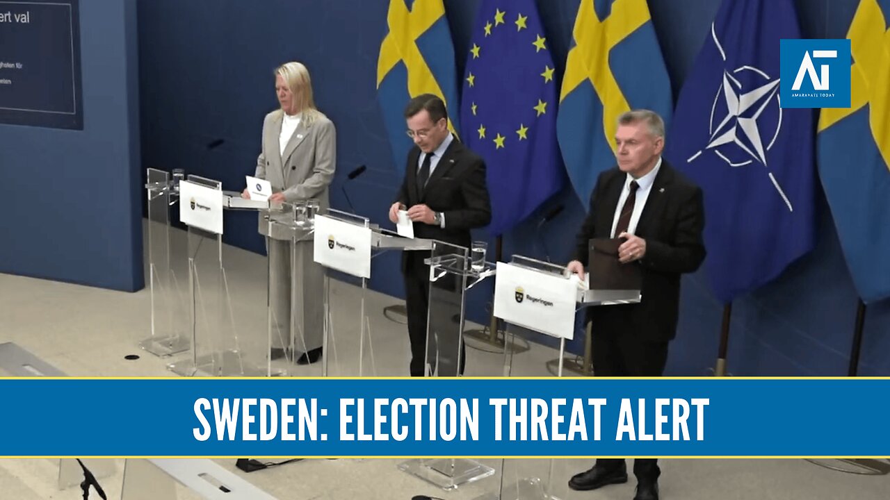 Sweden Warns of 2026 Election Interference Risks | PM Ulf Kristersson Briefing | Amaravati Today