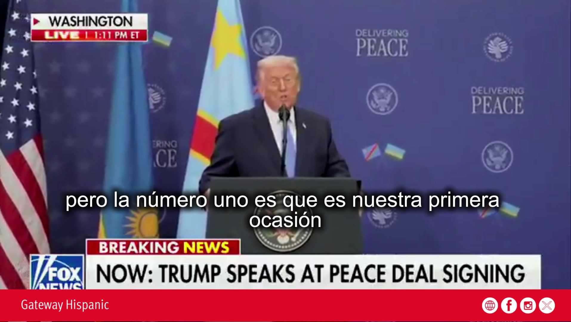 Trump announces peace between the Republic of Congo and Rwanda
