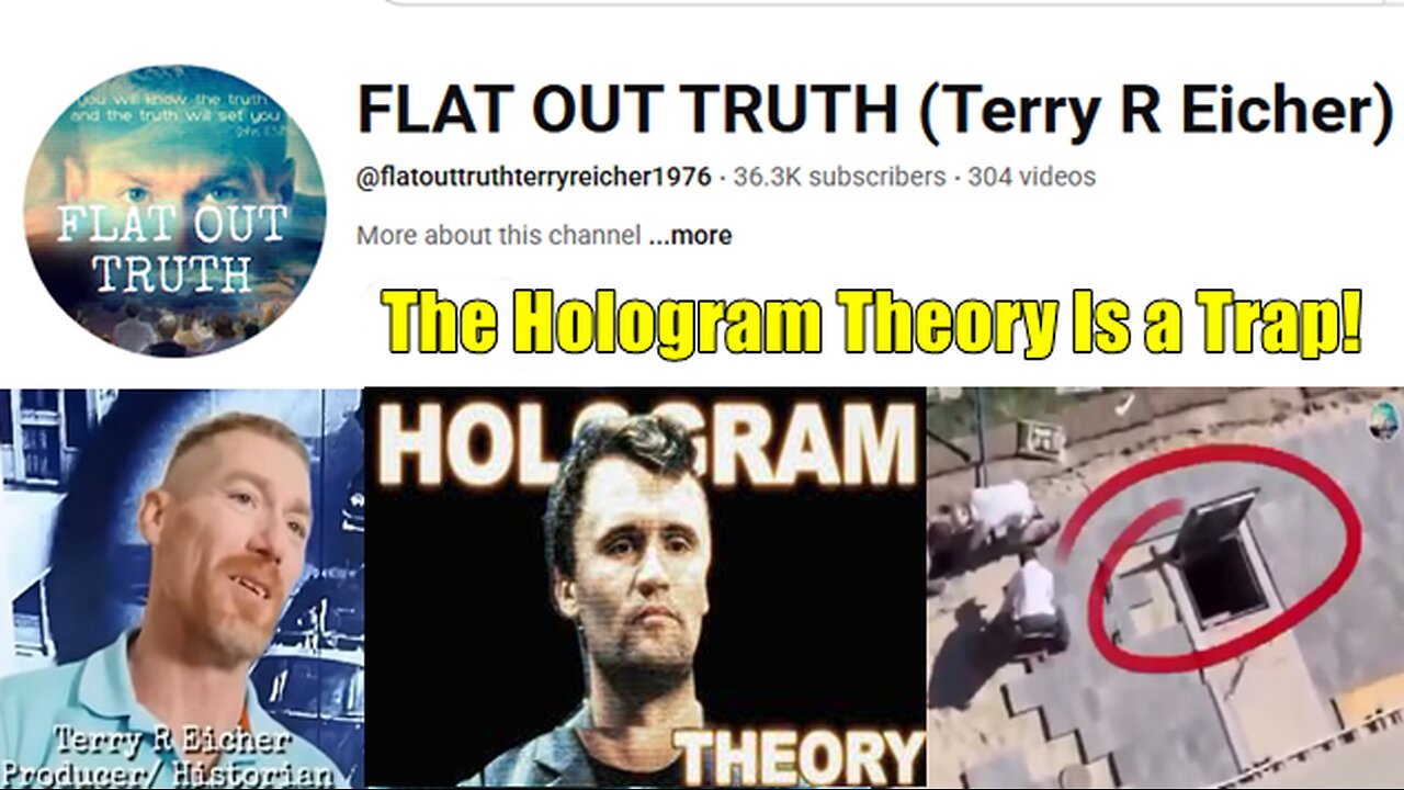 Flat Out Truth Charlie Kirk Hologram & Trap Door Theory 100% Debunked!