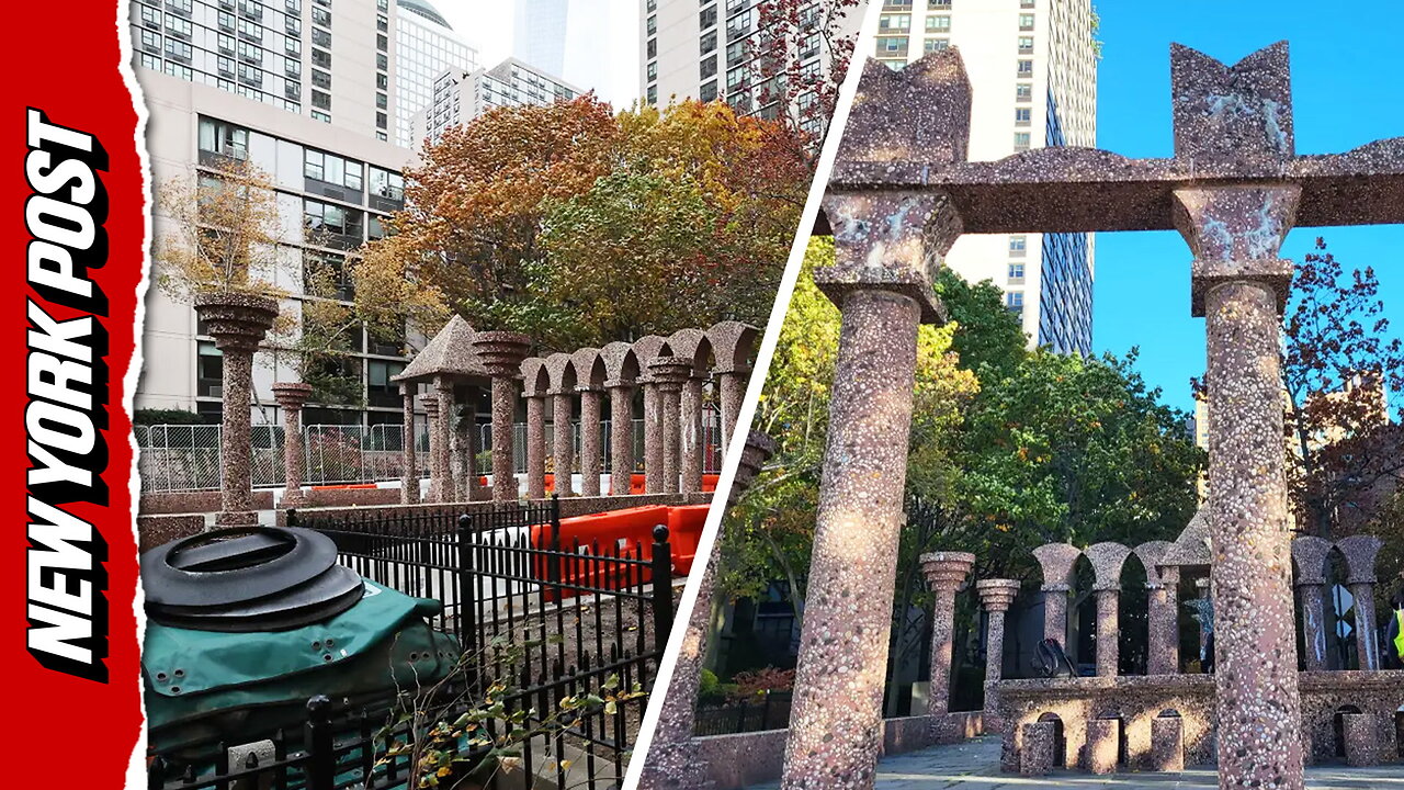 Crews demolish Upper Room sculpture by artist Ned Smyth for controversial Battery Park City resiliency plan