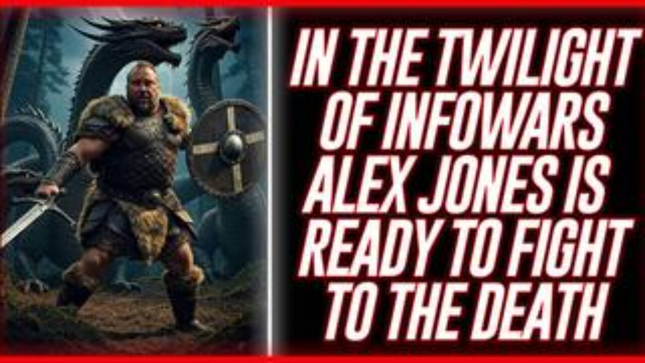 In The Twilight Of Infowars Alex Jones Says He Will Stand Against Evil And Fight To The Death!