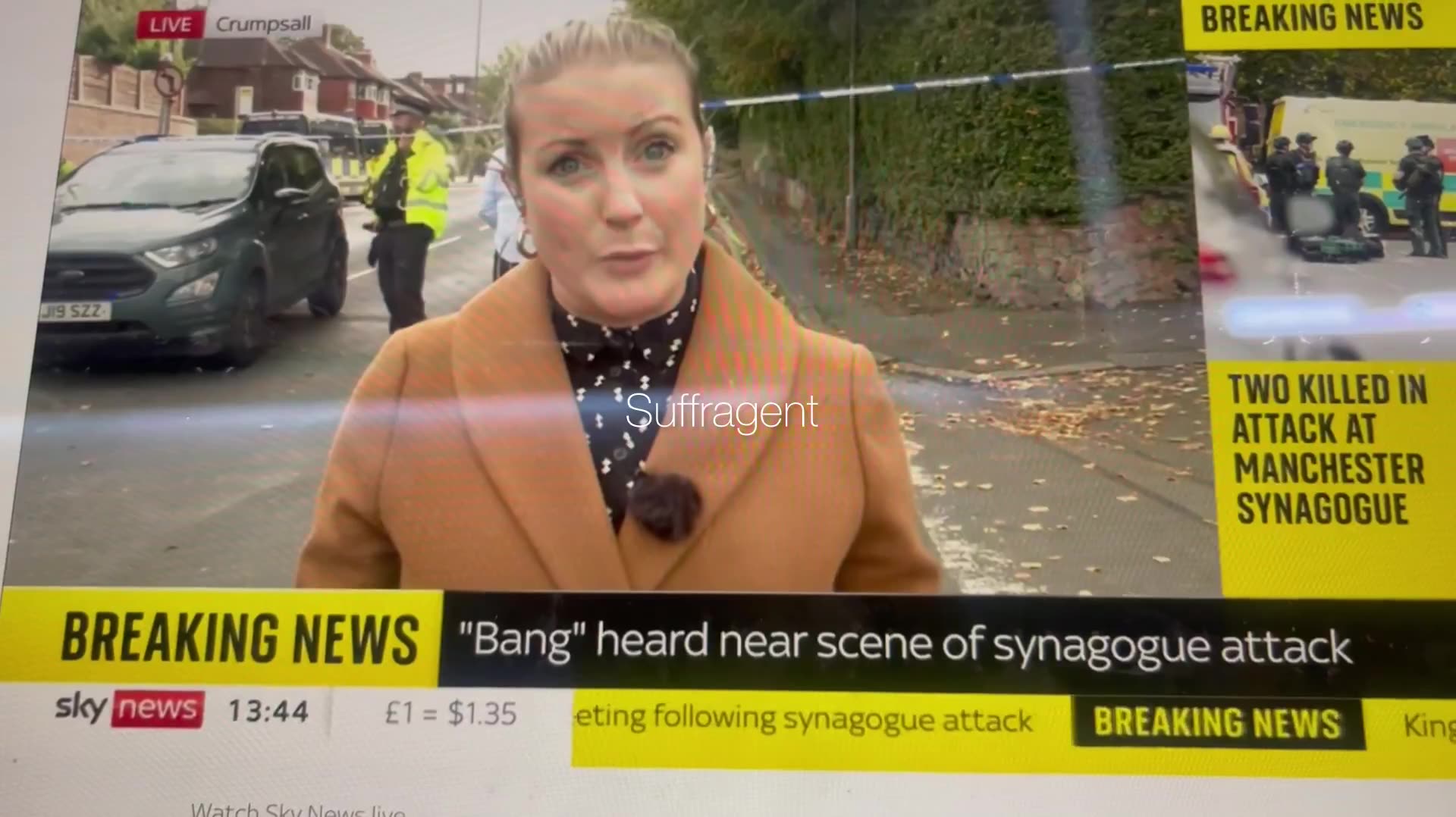 ‼️Sly News reporting that a loud bang has been heard outside the Manchester